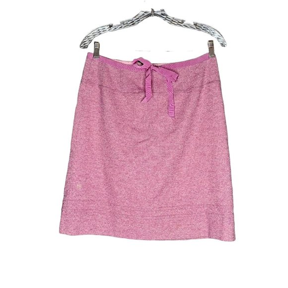 INC International Concepts Pink Wool Silk Skirt 8 - Picture 1 of 4